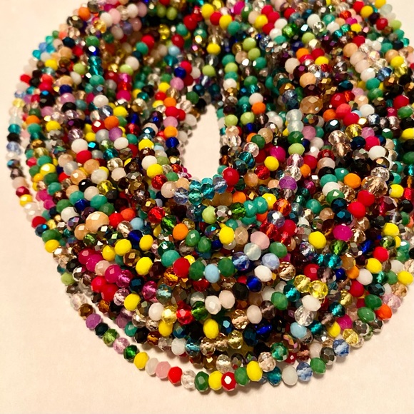 NEW Waistbeads‼️a beautiful bead 📿 for every beautiful body Multicolor Crystal - Picture 8 of 9